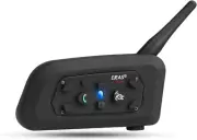 EJEAS V6 Pro Motorcycle Helmet Bluetooth Intercom Headset 1200M 2 People Full Du
