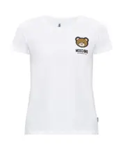 Leo Teddy-print T-shirt S,XL,L,XXL White