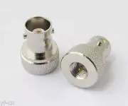 50x BNC Female Jack to SMA Male Disc RF Coaxial Connector Adapter Nickel Plated