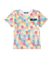 [Balmain Kids] Balmain Kids Printed cotton T-shirt Y 14 white