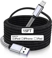 iPhone Charger 10ft,Cabepow [5 Pack] Lightning Cable 10 Foot, iPhone Charging Cord 10 Feet Long 2.4A USB Cables Compatible with iPhone 11/Xs/XS Max/XR/X / 8/8 Plus / 7/7 Plus/ 6(Black)