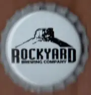 USA Plastic Lined Beer Crown Bottle Cap: Rockyard Brewing