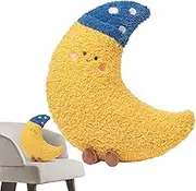 Sun Pillow | Sun and Moon Plush - Soft Decorative Plush, Ergonomic Cushion for Lumbar Support Sleeping Pregnancy Neck Relief Baby Women