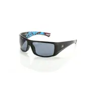 Carve Wolf Pak Sunglasses Gloss Black & Grey Polarised