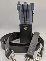 Motorola APX6000XE Hard Leather Two Way Radio Case Holster Holder Fire Set USA