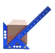 Center Scribe Ruler for Woodworking 45 90 Degree Angle Measurement Tool