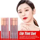 Lip Tint Set Matte Lip Gloss Tint Set Waterproof Lipstick Makeup Set A4J3