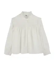 Chloé Kids Long Sleeved Ruffled Detail Blouse 8Y,12,6Y,12Y,10Y white