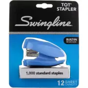 4 Pack Swingline Tot Mini Stapler, 15 Sheets