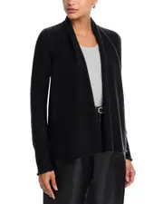 Aqua Cashmere Drape Front Cardigan - Exclusive
