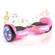 Scooter, Bluetooth Speakers and LED Light-Up Wheels, APP Control, Dual 250W M...