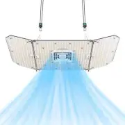 VIVOSUN 2-in-1 AeroLight A200SE Circulation Fan LED Grow Light w/ Foldable Wings