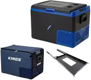 Kings Escape 65 Fridge/Freezer 12/24V+ Fridge Cover + Fridge Slide - Large