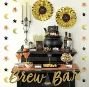 Wicked Brew Bar Halloween Spooky Party Decorating Kit Decor New