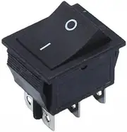 1pcs KCD4 Rocker Switch ON-Off 2 Position Power Switch,6Pin ON-Off Black