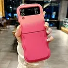 For Samsung Galaxy Z Flip 6 5 4 3 Soft TPU Shockproof Case Gradiant Hinge Cover