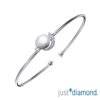 在飛比找momo購物網優惠-【Just Diamond】閃閃星辰系列 18K金 珍珠鑽石