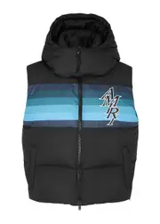 Amiri Quilted Striped Shell Gilet - Black - XL XL
