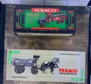 Brand New Texaco Collectors Series #8 & 9 Locking Coin Banks With Keys