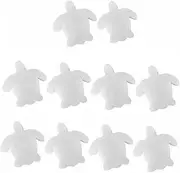 16Pcs Tortoise Shape Pool Filter Sponge High Efficiency Oil Absorbing Cotton Sponges for Swimming Pools Hot Tubs and Spas White Durable and Creative Design