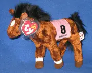 TY BARBARO the HORSE BEANIE BABY - MINT with MINT TAGS
