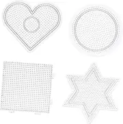 Generic 4 Pcs Craft Beads Tool Tweezer Pegboards for Product Fidget Kits Beads Beads Puzzles Tools Mini Fuses Mini Puzzles Puzzles Fuse Beads Boards