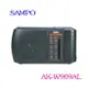 SAMPO 聲寶手提式收音機 AK-W909AL ◆AM/FM雙頻道收音 ◆具有耳機插孔 ◆音量可調 ◆伸縮天線 【APP下單點數 加倍】