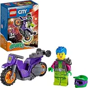 LEGO® City Wheelie Stunt Bike 60296 Building Kit; Fun, Cool, Flywheel-Powered Stunt Bike Toy for Kids