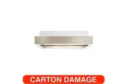 Euromaid Slide-Out Recirculating Rangehood Silver Stainless Steel 440m3 h 60cm
