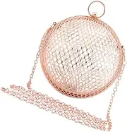 [COLLBATH] 1pc Dinner Bag Party Modern Chain Style Shiny Evening Clutch Bag Gold Tote Bag Bag Golden