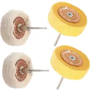 Effective 4PCS 50mm Polishing Cloth Wheel Brush Head for Hardware Polishing