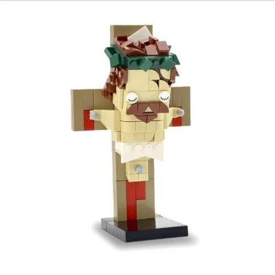 Cross Jesus Building Blocks Set, Religious Creative Toys, Nativity and Bible ...