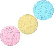 GANAZONO 3pcs Bite-Resistant Puppy Disc Toy for Indoor Feeding and Chewing Material Pet Plaything and Reduce Boredom and Promote