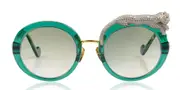 Anna-Karin Karlsson ROSE ET LA ROUE CRYSTAL Emerald Women’s Sunglasses Green Size Standard