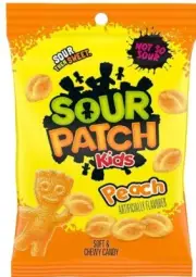 SOUR PATCH KIDS Peach Soft & Chewy Candy – 8.07 oz Bag