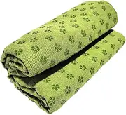 Generic Yoga Towel for Pilates, Non-Slip Pad Made of Microfiber, Green