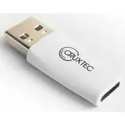 Cruxtec USB-A Male to USB-C Female Adaptor [ATC5G-WH]