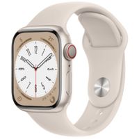 Apple Watch Series 8 GPS+流動網絡 41毫米 星光色鋁金屬錶殼 配運動錶帶 MNJ03ZA/A 香港行貨