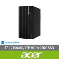 在飛比找momo購物網優惠-【Acer 宏碁】i7 12核商用電腦(Veriton M6