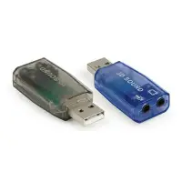 在飛比找Yahoo!奇摩拍賣優惠-5.1聲道USB音效卡 電腦音效卡 桌機音效卡 USB外接音