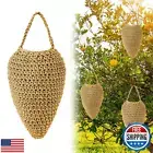 3 Pack Crochet Fake Wasp Nest, Faux Hanging Wasp Hornets Hive Nests Artificia