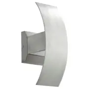 Quorum Curvo 2 Light 12.5" Wall Mount, Brushed Aluminum - 9720-16