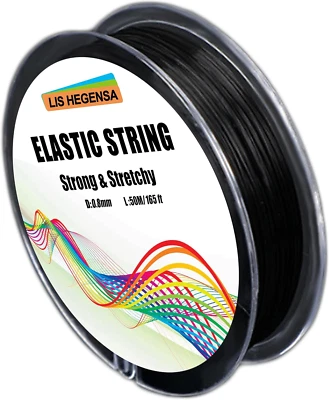 Elastic Bracelet String Cord Stretch Bead Cord for Jewelry Making 160ft 0.8mm