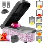 Vegetable Chopper Multifunctional Food Chopper Onion Chopper Vegetable Slicer...