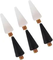 HAKIDZEL 6pcs Rhinestone Picker Wax Head Tips Durable Nail Picker Tool Pen Shaped Applicator for Easy Nail Art Application Multi Color Options for Professional Home Use