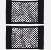 2 Pack Mesh Cargo Net Stretchable Elastic Car Storage Organizer Pouch Universal.
