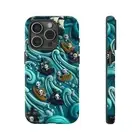 Ghost Spooky Skeleton Pirate Ship - Phone Cover Case for iPhone | Galaxy | Pixel