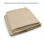 Garden Winds Replacement Canopy Standard-350 Hampshire Hexagon Gazebo cover only