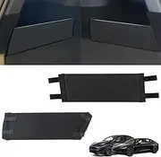 Compatible with Tesla Model Y Model 3 19-25 Portable Rear Trunk Organizer Side Divider Liner Board Fiber Waterproof Car Trunk Storage Organizer Side Baffle Pa(Size:Compatible with Tesla Model Y)