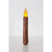 Primitive/Country 6" Mustard Taper Candle Timer
